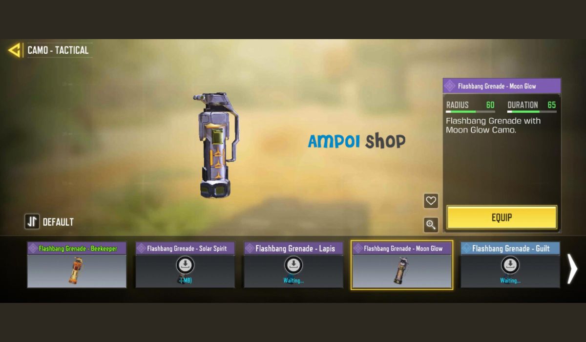 استفاده از Flashbang در کالاف دیوتی موبایل